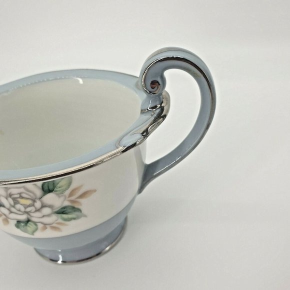 Harmony House Sheraton 3250 Creamer Japan Dish Set Floral Vintage Floral Blue - Picture 2 of 9